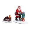 Lemax Santa And Kittens - 22045 -Lemax 0013256 santa and kittens 22045