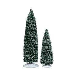 Lemax Snowy Juniper Tree Alberelli Innevati (2 Pezzi) 34664 - Grande E Medio