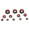 Lemax Wreaths With Red Bow - 34957 -Lemax 0013336 wreaths with red bow 34957