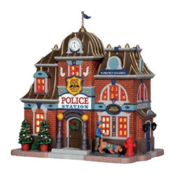 Lemax Rolling Hills Police Station Led - 55018