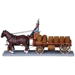 Lemax Brewer's Wagon - 03847 8 Lemax Brewer's Wagon - 03847 -Lemax 0029393 brewers wagon 03847