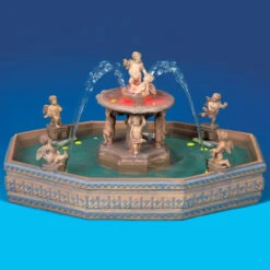 Lemax Lighted Village Square Fountain - 14663