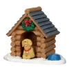 Lemax Log Cabin Dog House - 54943 -Lemax 0029442 log cabin dog house 54943