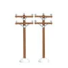 Lemax Telephone Poles - 64461 -Lemax 0029452 telephone poles 64461