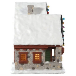 Lemax Backwoods Snowshoe Rental Shop Led - 85328 -Lemax 0029495 backwoods snowshoe rental shop led 85328