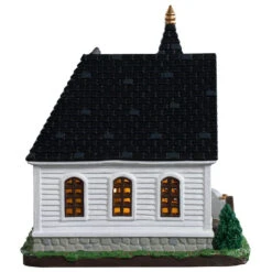 Lemax Hillcrest Community Church Led - 95487 -Lemax 0029628 hillcrest community church led 95487