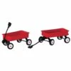 Lemax Red Wagons - 44175 2 Lemax Red Wagons - 44175 -Lemax 0040619 red wagons 44175
