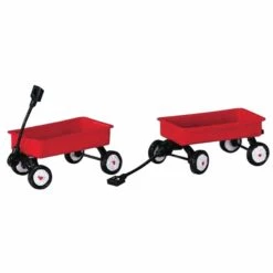 Lemax Red Wagons - 44175