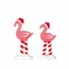Lemax Pink Flamingos - 74209 -Lemax 0040639 pink flamingos 74209