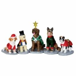 Lemax Costumed Canines Set 5 Pezzi - 32126