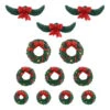 Lemax Garland And Wreaths, Set Di 12 - 04802 -Lemax 0051521 garland and wreaths set di 12 04802