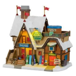 Lemax Yonder Peak Ski & Snowboard School - 15743