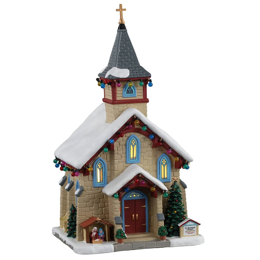 Lemax St. Bernard Chapel - 15750 3 Lemax St. Bernard Chapel - 15750