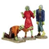 Lemax Walking Zombies, Set Di 3 - 42219 -Lemax 0051757 walking zombies set di 3 42219