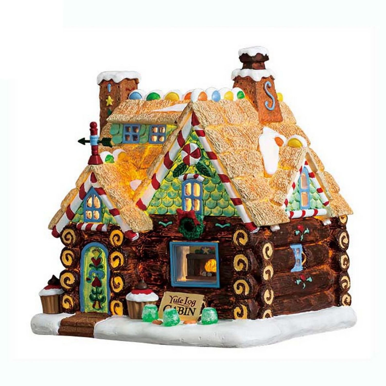 Lemax Yule Log Cabin - 75178 3 Lemax Yule Log Cabin - 75178