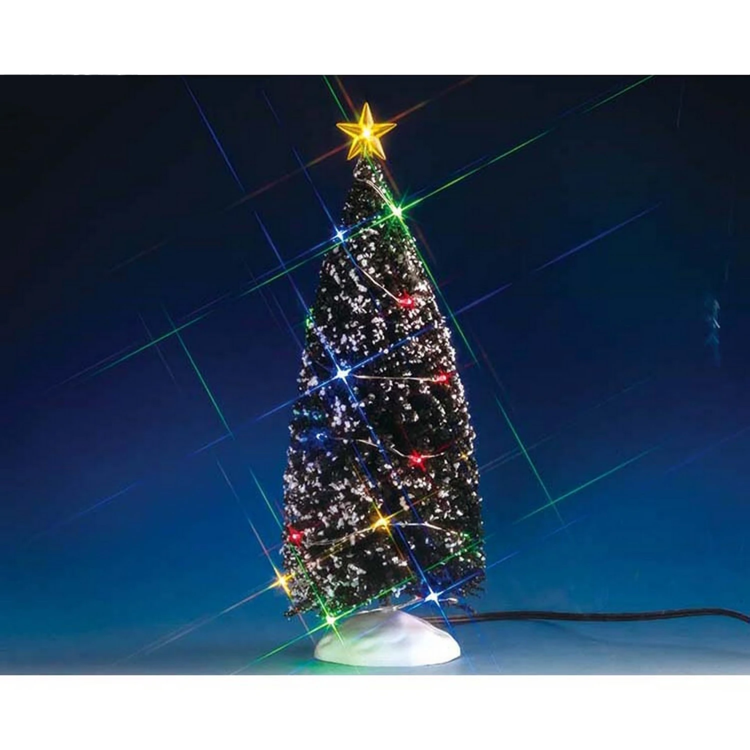 Lemax Evergreen Tree With 24 Multi Light - 74263 3 Lemax Evergreen Tree With 24 Multi Light - 74263
