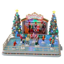 Lemax Christmas Grove Skating Rink - 14870