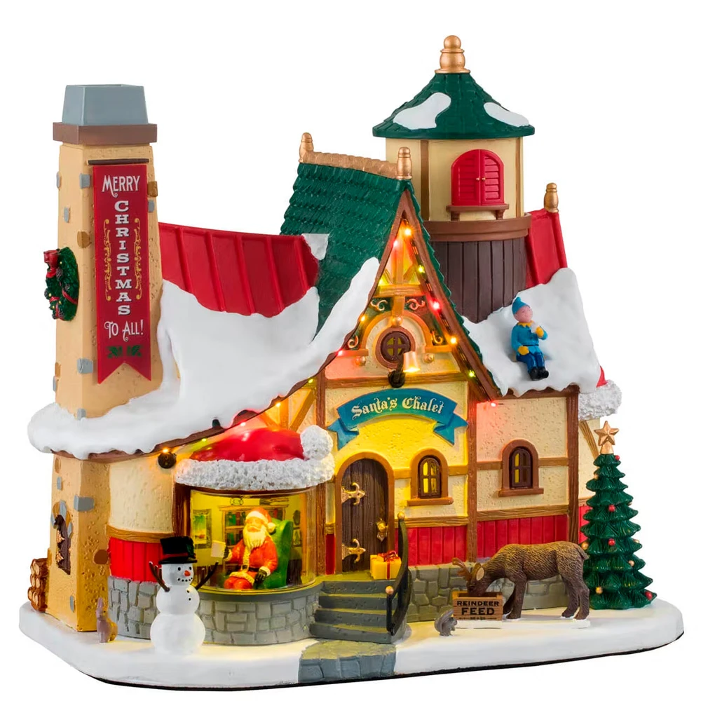 Lemax Santa's Chalet - 15742 3 Lemax Santa's Chalet - 15742