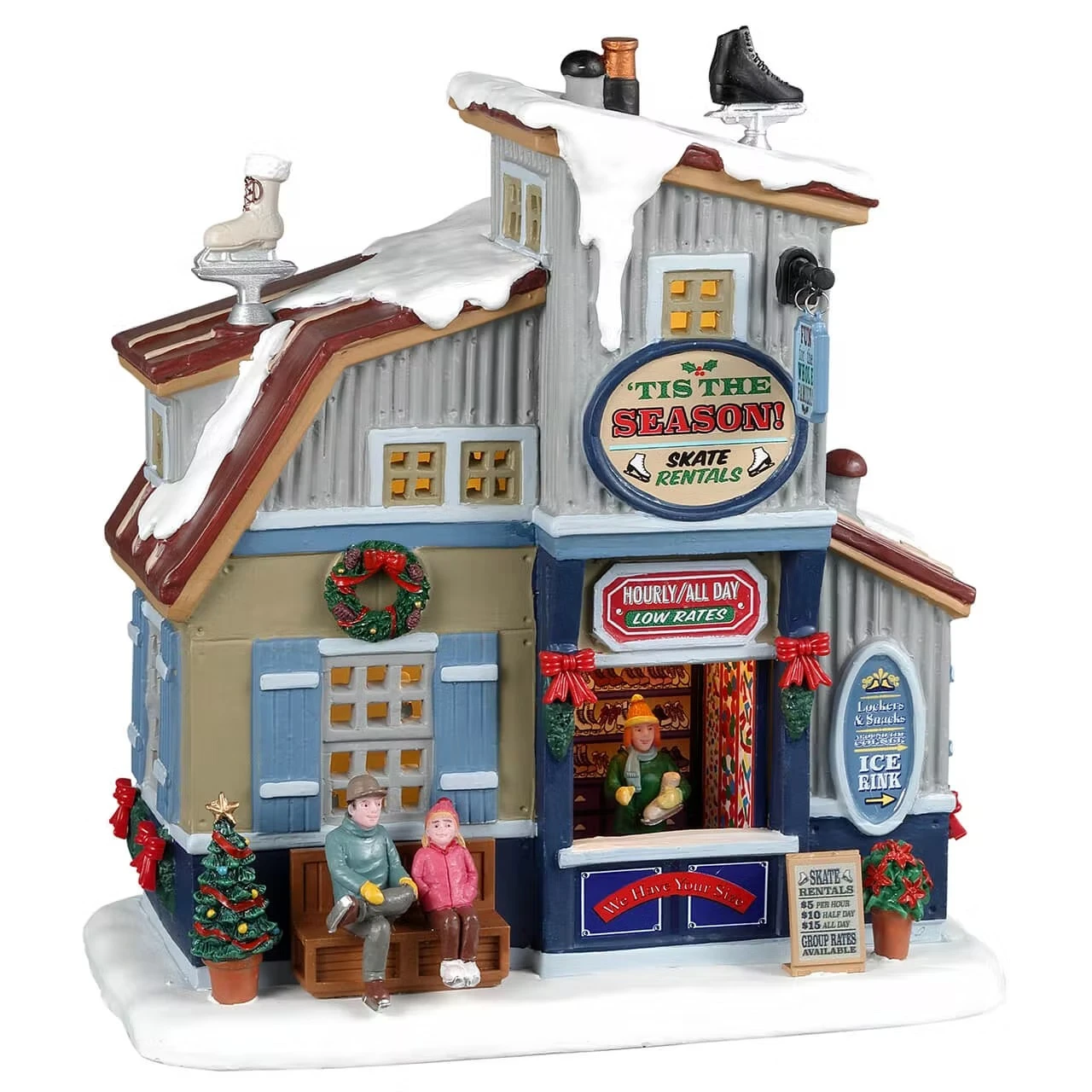 Lemax Tis The Season Skate Rentals - 25883 3 Lemax Tis The Season Skate Rentals - 25883