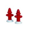 Lemax Metal Fire Hydrant, Set Of 2 - 24986 -Lemax 0086501 metal fire hydrant set of 2 24986