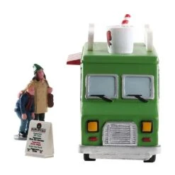 Lemax Peppermint Food Truck, Set Of 3 - 83364 -Lemax 0086687 peppermint food truck set of 3 83364