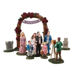 Lemax Zombie Wedding Party, Set Of 9 - 23587