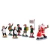 Lemax Santa's Elf Parade, Set Of 7 - 23592 -Lemax 0086992 santas elf parade set of 7 23592