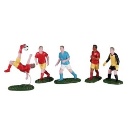Lemax Playing Soccer, Set Of 5 - 02961