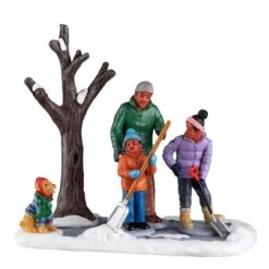 Lemax Shoveling The Driveway - 23594